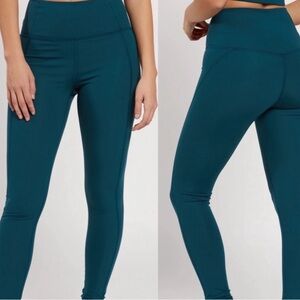 Girlfriend Collective Compression Leggings in Globe Teal Green